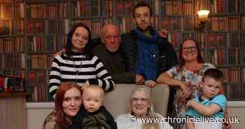 'One happy occasion' as five generations of Newcastle family together for first time ever