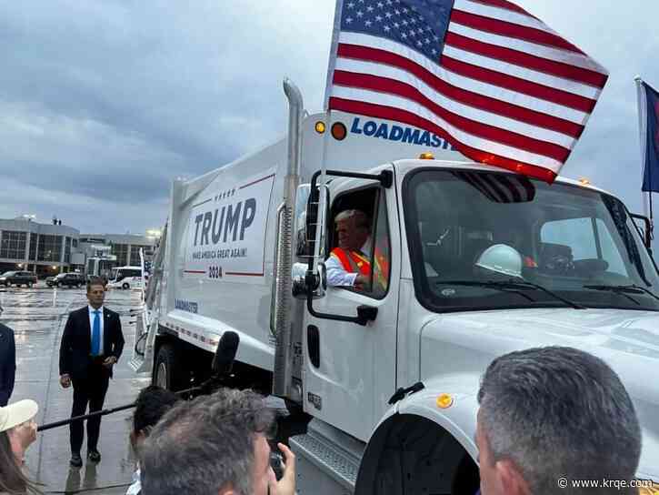 How Trump's viral garbage truck came to be