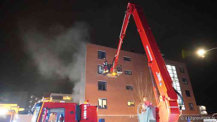 Brand appartementencomplex met uitdagingen: “Het was een felle brand”