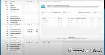 NOVA AVA: Kostenermittlung mit Vergleichsobjekten