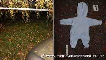 Bei unter 10 Grad auf eiskaltem Boden: Spaziergänger entdeckt wenige Stunden altes Baby