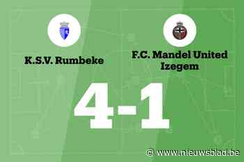 Tack scoort twee keer voor SV Rumbeke in wedstrijd tegen Mandel United