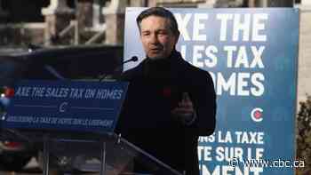 Poilievre calls on premiers to remove sales taxes on new homes under $1M