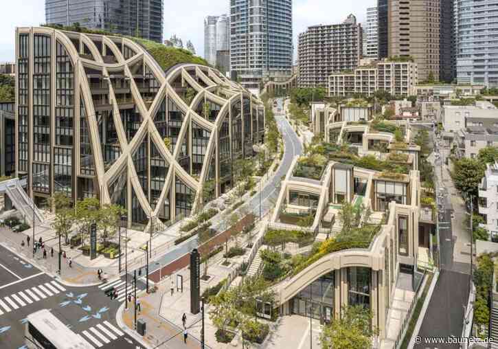 Organisch zwischen Wolkenkratzern
 - Mixed-Use von Heatherwick Studio in Tokio