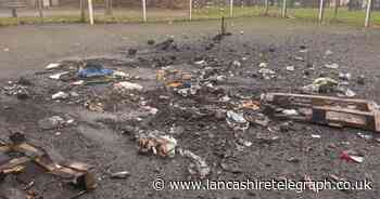 Council facing huge clean up bill after bonfire ‘severely damaged’ sports court