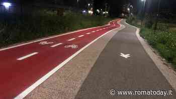 Parco lineare di Monte Ciocci, i lavori di ripristino della segnaletica stradale e manutenzione sulla ciclopedonale