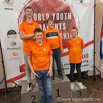 Rafaël Koers maakt prima debuut op WK dammen voor de jeugd in Polen