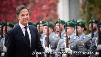 Nato-Generalsekretär will höhere deutsche Rüstungsausgaben