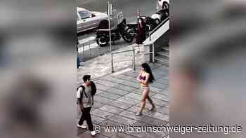 Studentin zieht sich öffentlich aus und wird festgenommen