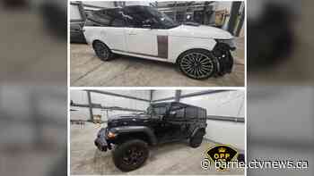 Tow-truck operator and accomplice busted with stolen cars