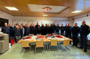 FW Wenden: Übung der Einsatzleitung der Feuerwehr Wenden