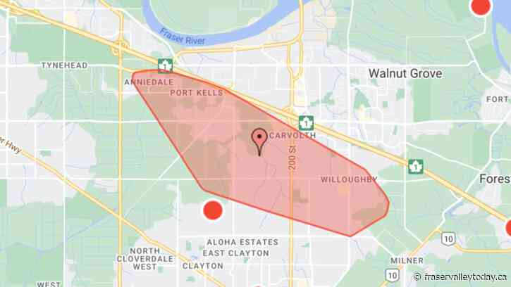 Thousands in Fraser Valley without power Monday morning