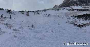 One person injured in a early-season avalanche in SW Alberta