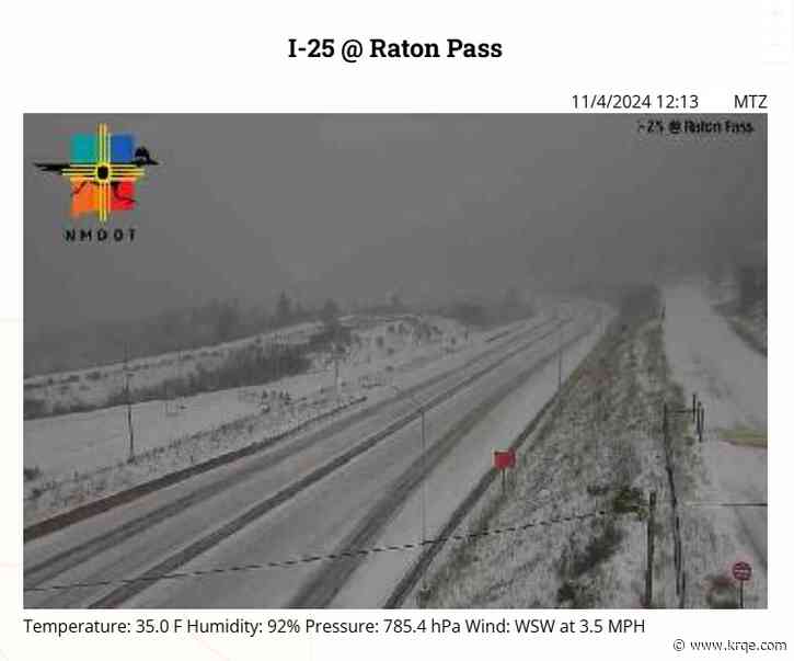 PHOTOS: New Mexico experiences early-November snowfall