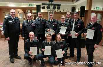 FW-WRN: Löschgruppe Langern feierte Kameradschaftsabend