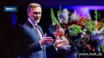 Gut gelaunt gießt Christian Lindner noch etwas Öl ins Feuer