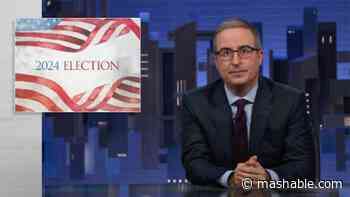 John Oliver shares his final thoughts ahead of election day