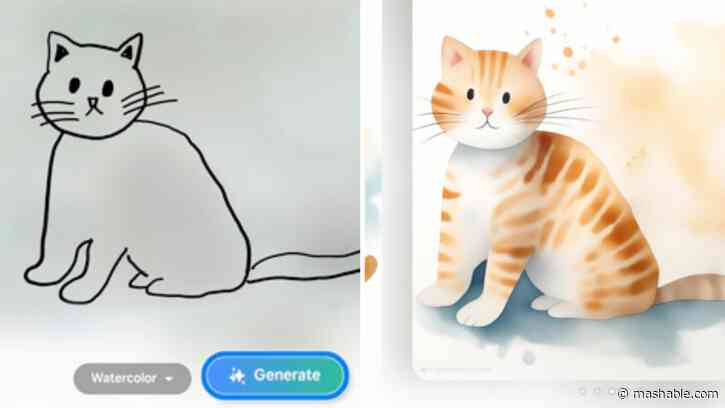I tried to make Samsung's Sketch to Image AI tool show me boobs