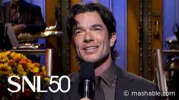 Watch John Mulaney's 'SNL' monologue about his kids, parents, and getting old
