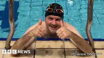 BBC team begin Children in Need swim challenge