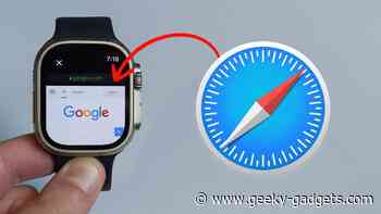 Tiny Screen, Big Web: Using Safari on Apple Watch