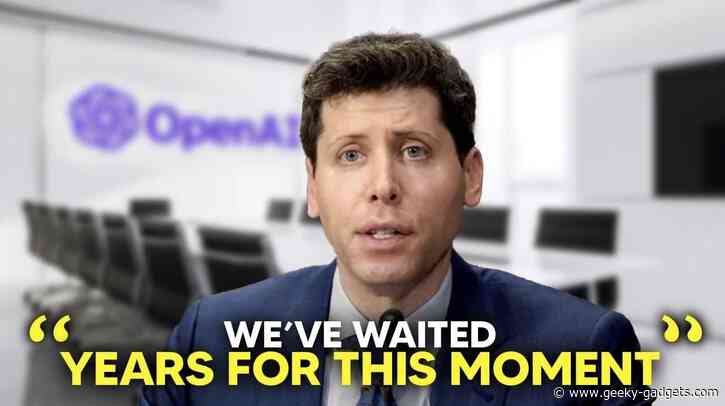 Sam Atlman Reveals Remarkable Changes Coming To O1