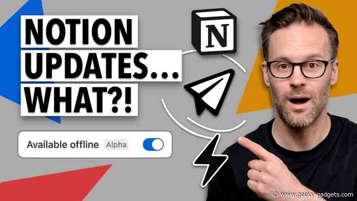 Notion Just Got a HUGE Upgrade: Mail, Offline Mode, and More!
