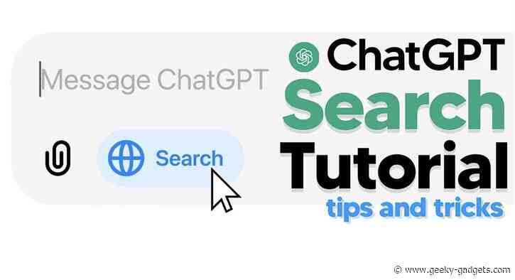 How To Use ChatGPT Search – Beginners Guide Tips & Tricks