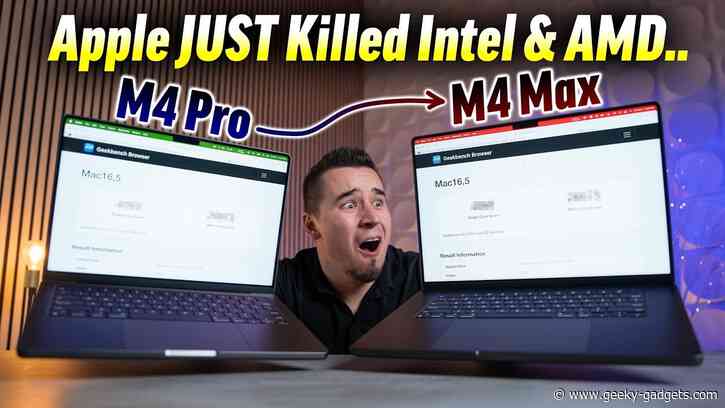 Apple M4 Pro & M4 Max: Apple’s New A17 Pro Chipsets Benchmarked – Insane Performance Gains!