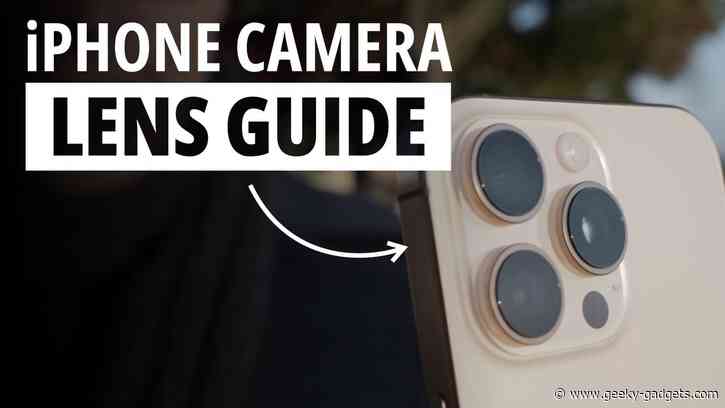 iPhone Camera Mastery: Choosing the Right Lens Every Time
