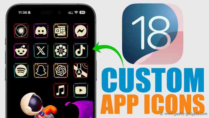 iOS 18: Transform Your iPhone with Custom App Icons (Easy!)