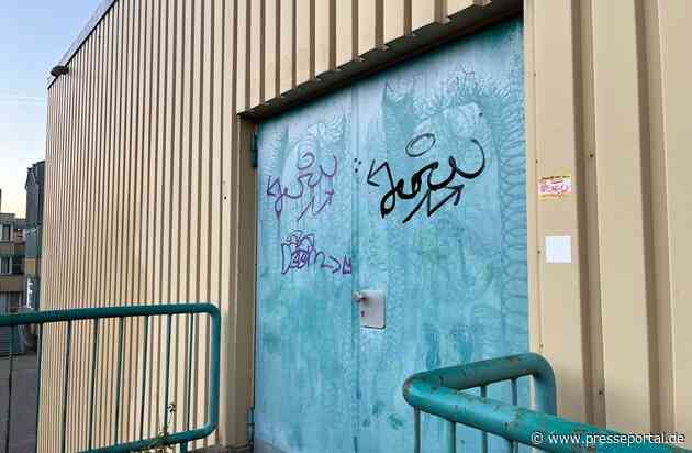 POL-RBK: Overath - Unbekannte beschmieren Schulgelände mit Graffiti