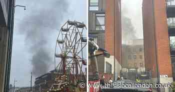 Man in hospital after cars set alight in garage of seven-storey Bromley block