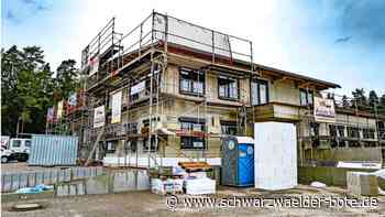 Feuerwehrhaus in Neuweiler: Außenanlagen    billiger als geplant