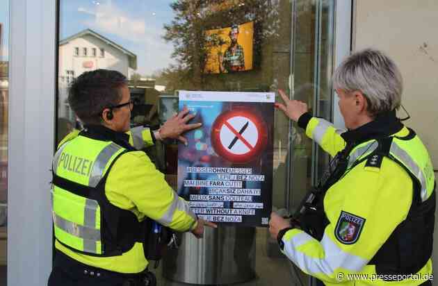 POL-SI: Polizei startet die Kampagne "Besser ohne Messer" - #polsiwi