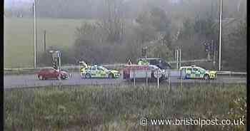 M4 delays after multi-vehicle crash at junction