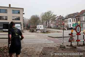 Sluizenstraat enige toegangsweg tot centrum als gevolg van schuivende wegenwerven