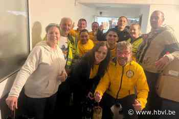 Vrachtwagen vol ingezamelde spullen uit Zolder komt aan in Valencia: “Als een held ontvangen”