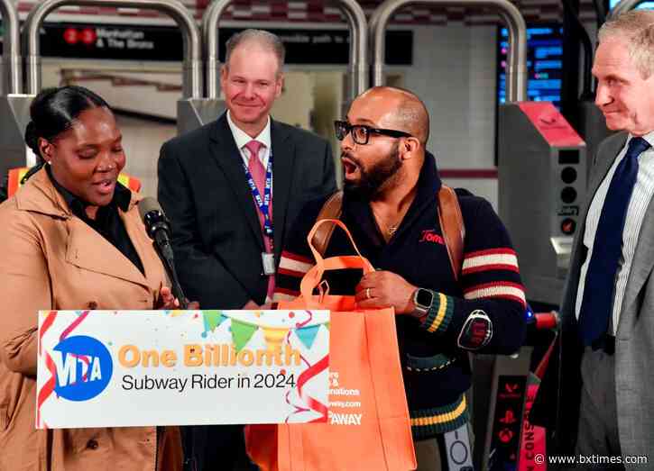 NYC Subway hits 1 billion riders in 2024, on track for a post-pandemic record pace