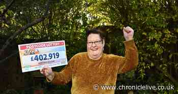 People's Postcode Lottery joy for Newcastle woman as she scoops prize worth more than £400k