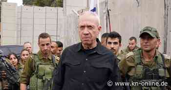 Israel: Netanjahu entlässt Verteidigungsminister Gallant