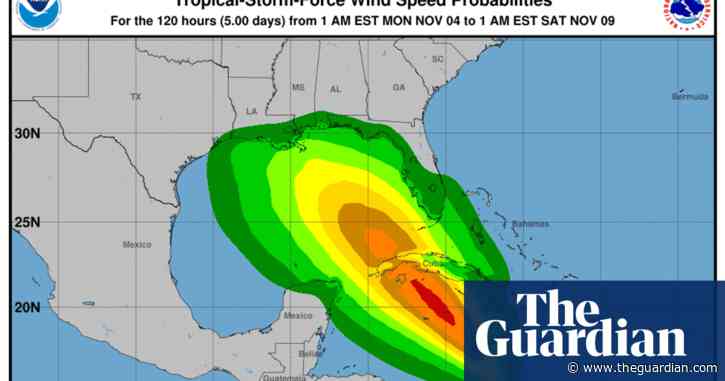 Tropical Storm Rafael triggers hurricane warning for Cayman Islands