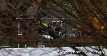 Excavator combs through debris at scene of Benwell homes blast