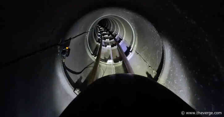 The hyperloop lives on as a 1/12th scale model in Switzerland