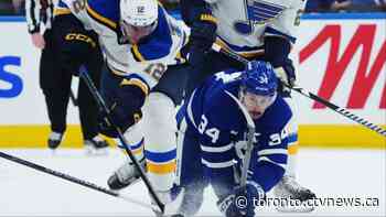 Maple Leafs captain Auston Matthews out day-to-day with upper-body injury