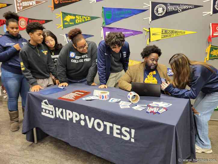 KIPP school registers 60 students and 220 adults to vote for the first time
