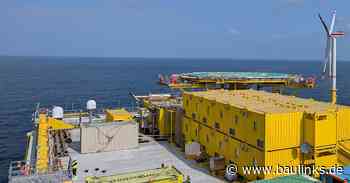 Fischer testet Sensorschrauben auf Offshore-Plattform in der Nordsee