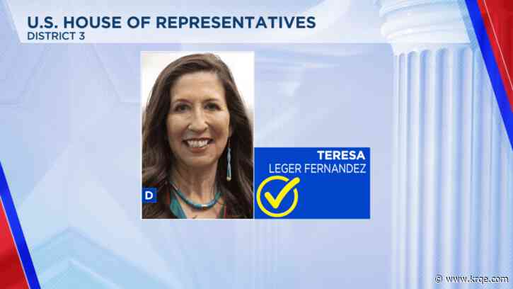 AP Race Call: Democrat Teresa Leger Fernandez wins reelection to U.S. House in New Mexico's 3rd Congressional District