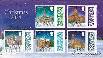 Cornwall based artist illustrates Christmas stamps