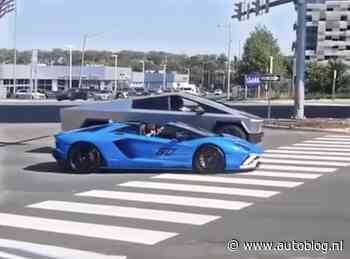 Video: Lamborghini Aventador vs Tesla Cybertruck